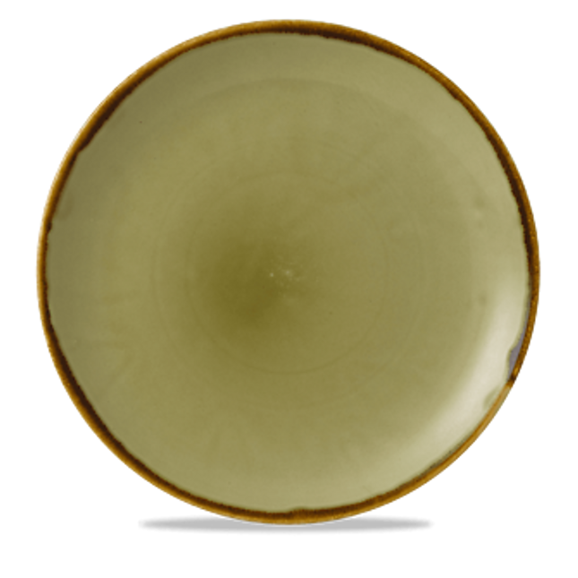 Harvest Green Coupe Plate 28.8cm 12/box