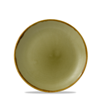 Harvest Green Coupe Plate 16.5 cm 12/box