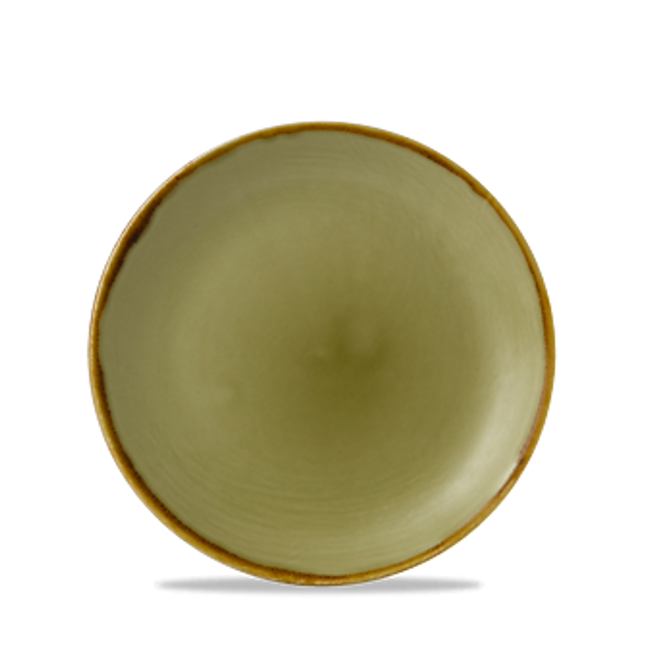 Harvest Green Coupe Plate 16.5cm 12/box