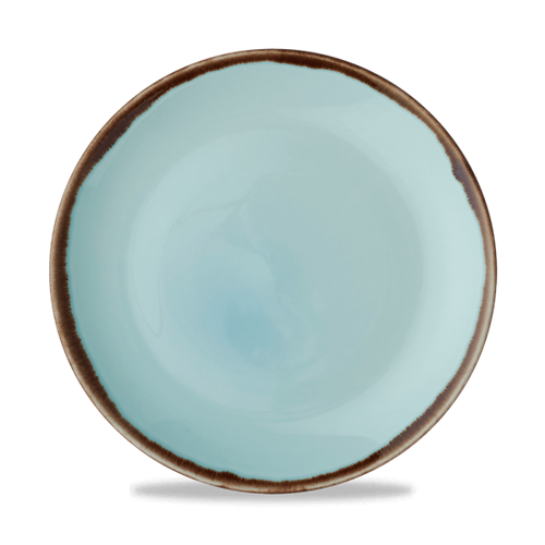 Harvest Turquoise Coupe Plate 26 cm 12/box