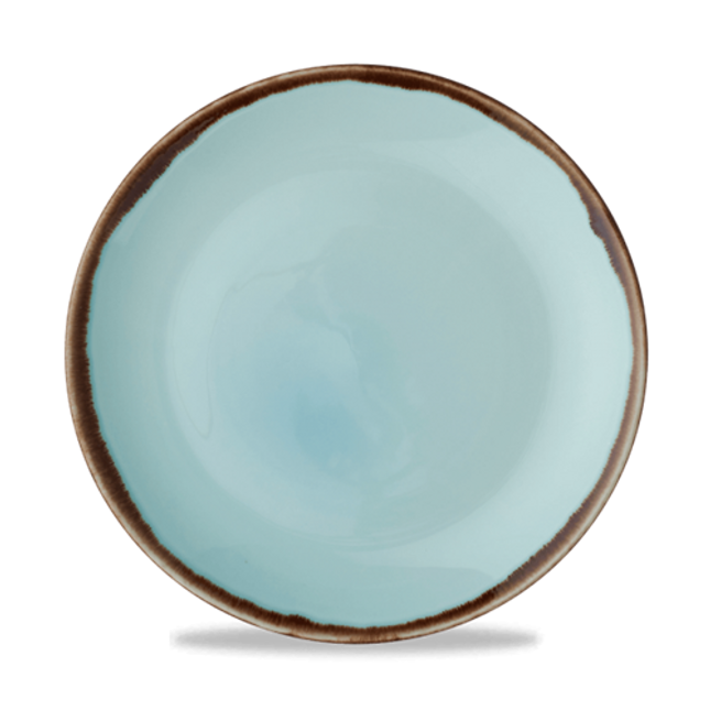 Harvest Turquoise Coupe Plate 26cm 12/box