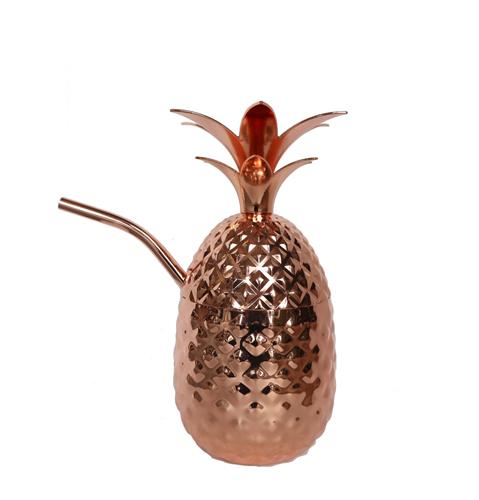 47 Ronin Metal pineapple with straw Copper 455 ml