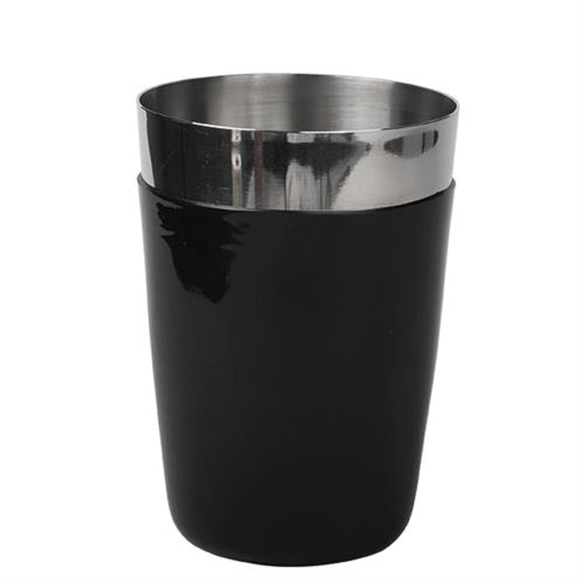 Cocktailshaker vinyl coated black 450 ml OUTLET