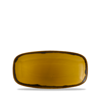 Harvest Mustard Chefs Oblong Plate 29,8 x 15,3 cm 12/box