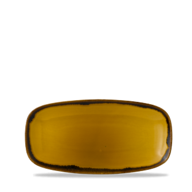 Harvest Mustard Chefs Oblong Plate 29,8x15,3cm 12/box