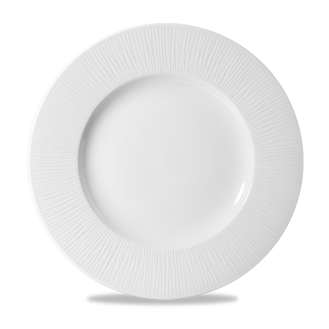 Bamboo Wide Rim Plate 27.2cm 12/box