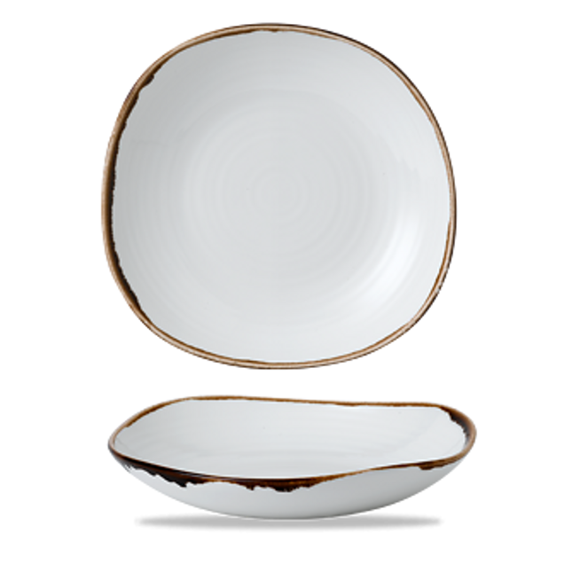 Harvest Natural Organic Coupe Wobbly Bowl 29.5cm 6/box