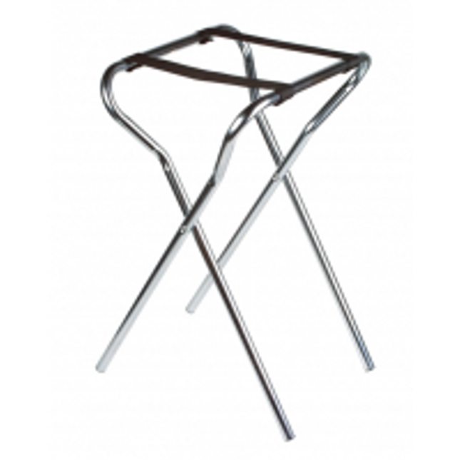 Tray stand chrome 56*38 cm H 78 cm