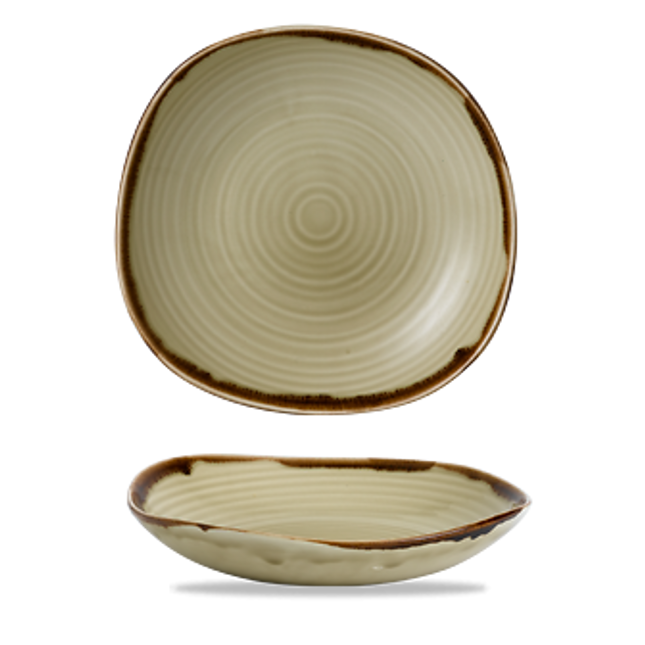 Harvest Linen Organic Coupe Wobbly Bowl 29.5cm 6/box
